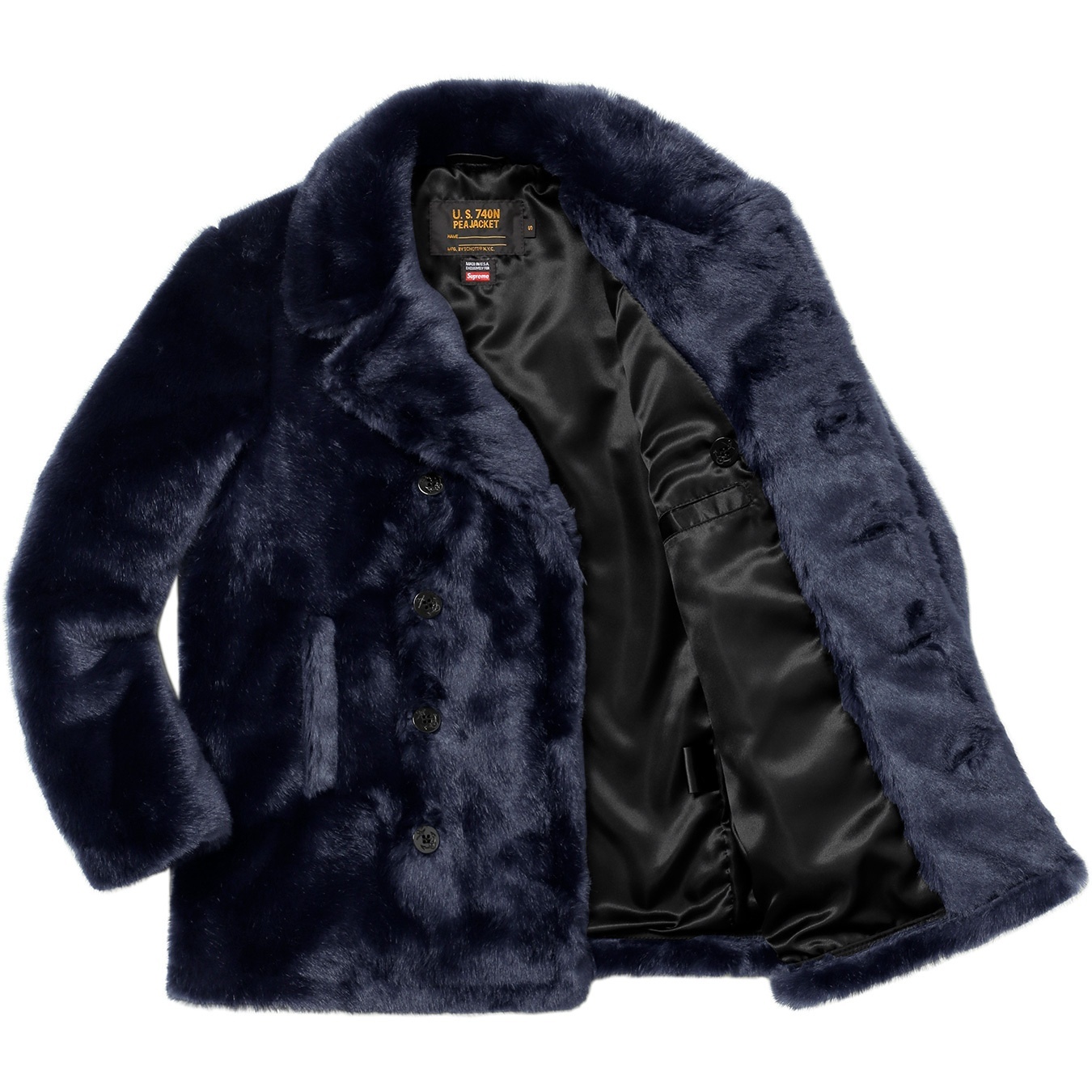 Supreme®/Schott® Fur Peacoat view 4